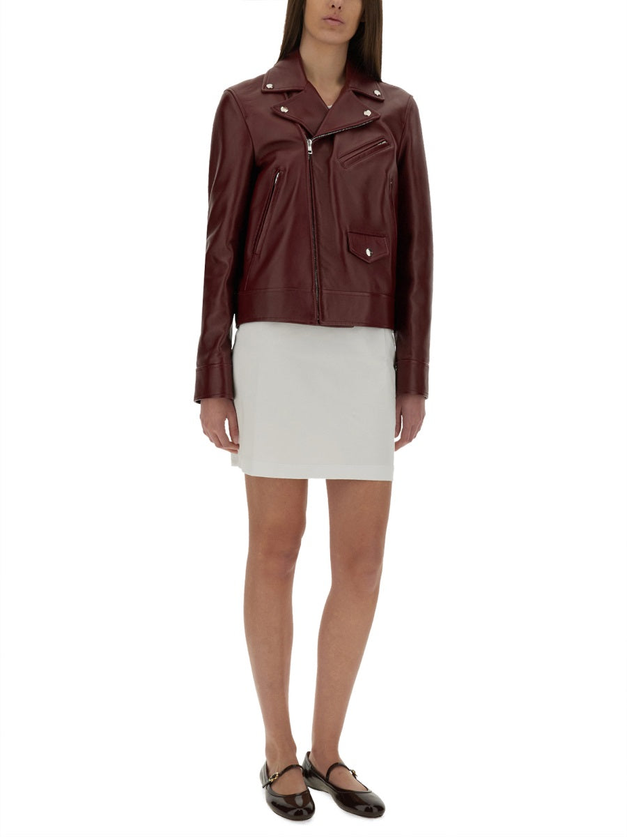 Gucci Women Leather Biker Jacket GUCCI