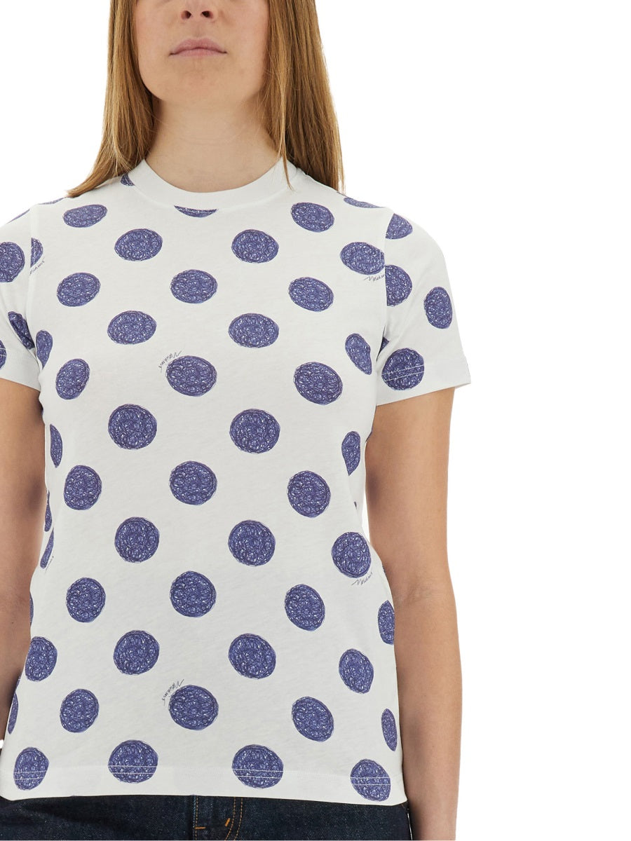 Moschino Women "Ballpoint Pen Polka Dots" T-Shirt MOSCHINO