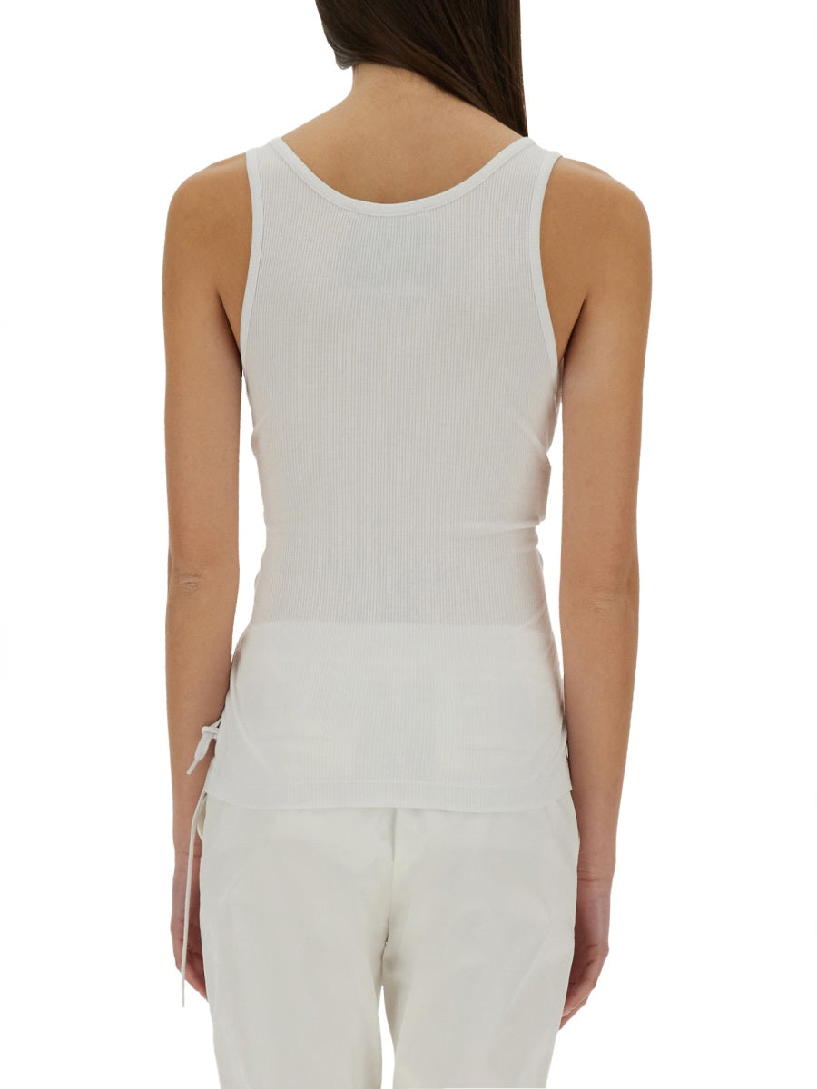 Moschino Women Tank Top With Laces MOSCHINO