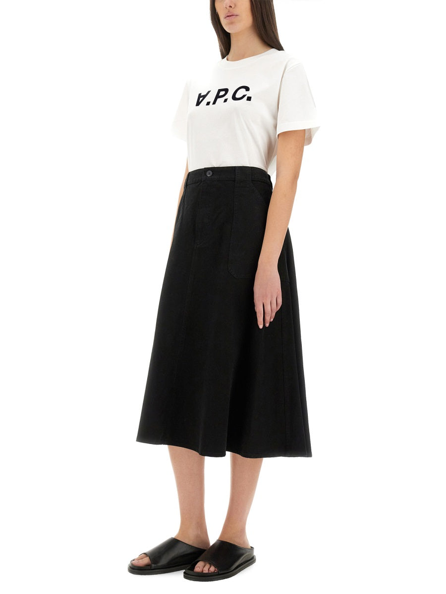 A.P.C. Women T-Shirt With Logo A.P.C.