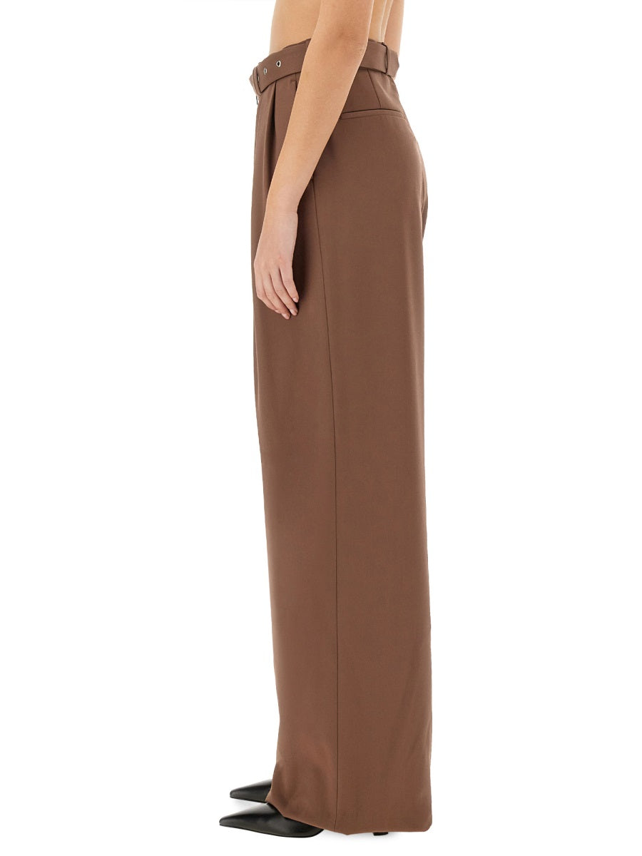 Dries Van Noten Women Wide-Leg Pants With Belt DRIES VAN NOTEN