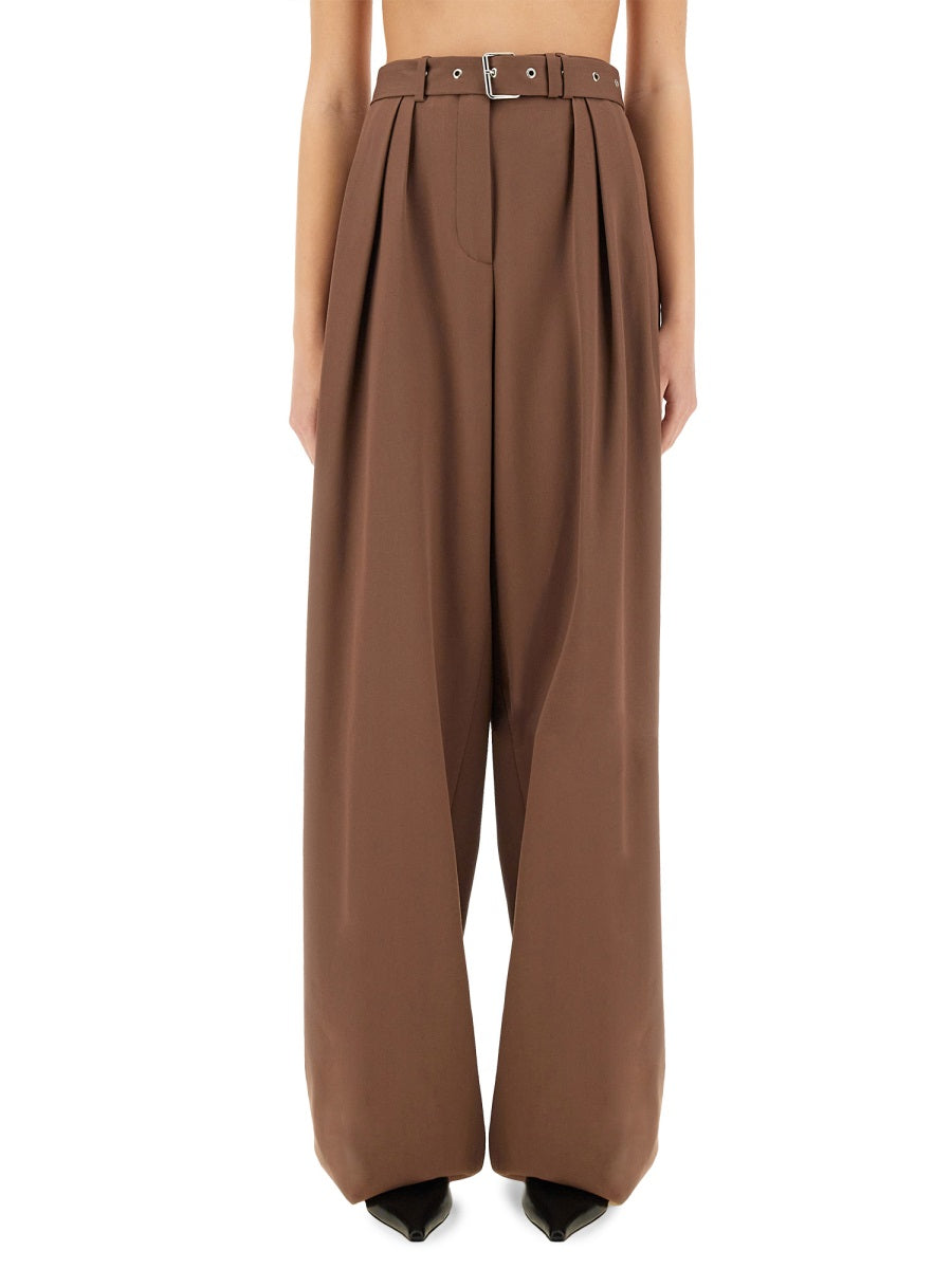 Dries Van Noten Women Wide-Leg Pants With Belt DRIES VAN NOTEN