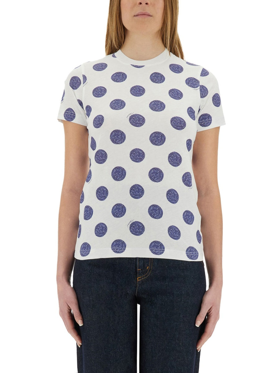 Moschino Women "Ballpoint Pen Polka Dots" T-Shirt MOSCHINO