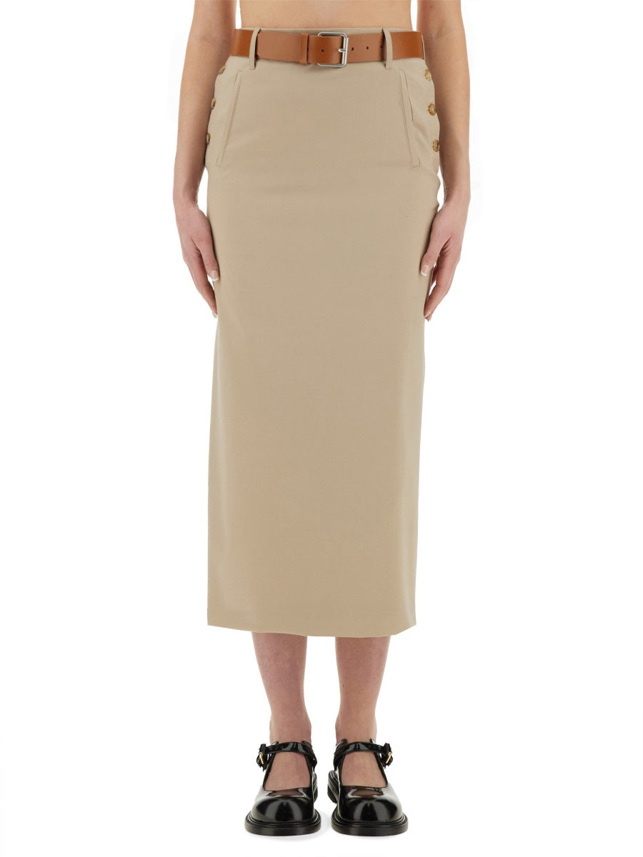 Moschino Women "Tailored Twist" Long Skirt MOSCHINO