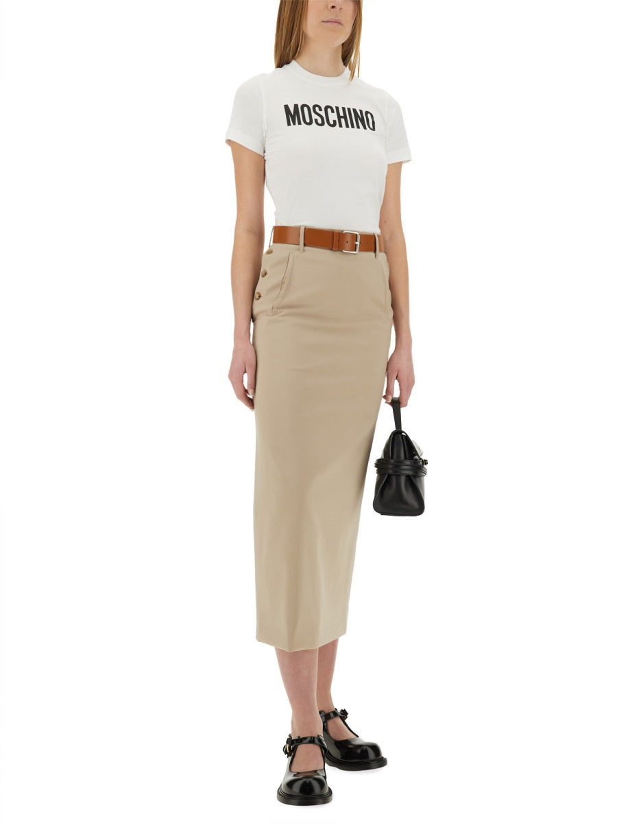 Moschino Women "Tailored Twist" Long Skirt MOSCHINO