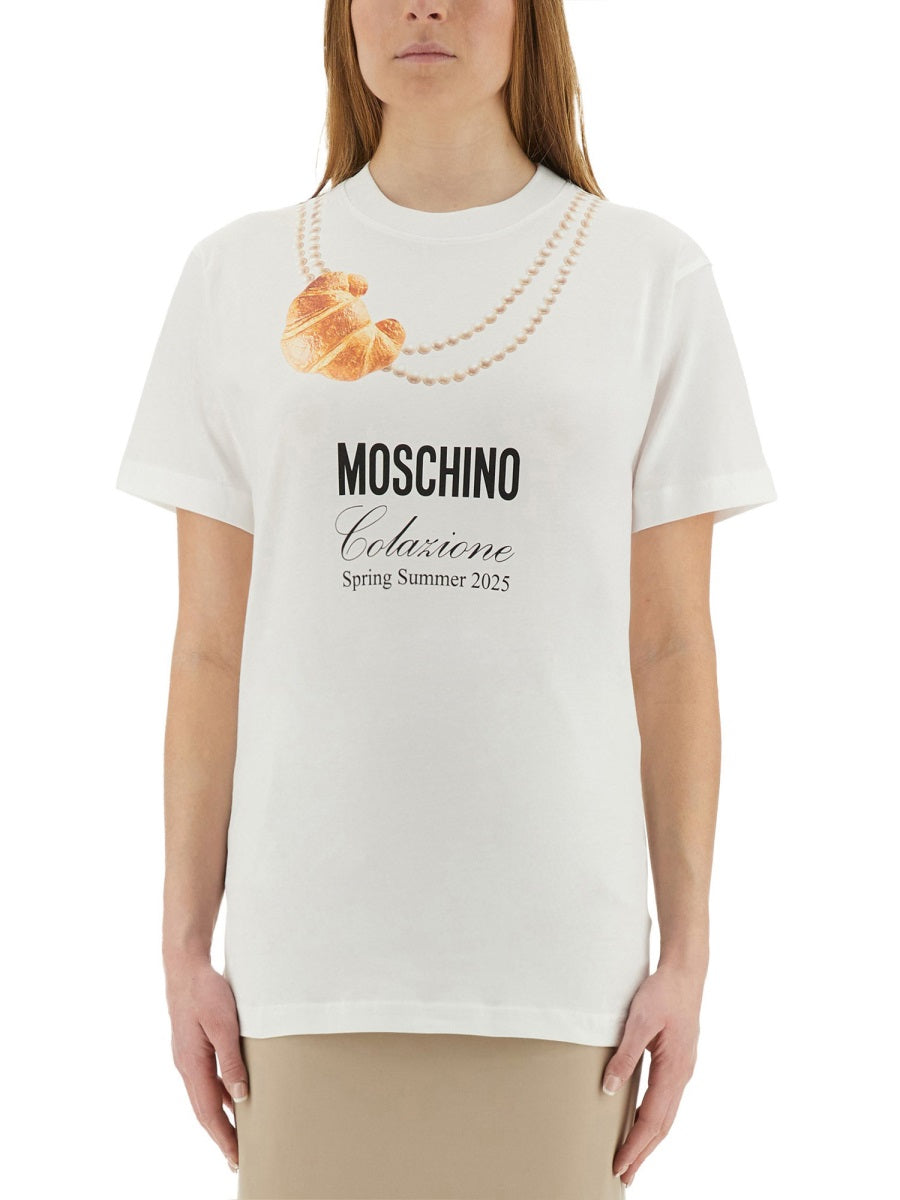 Moschino Women "Breakfast" T-Shirt MOSCHINO