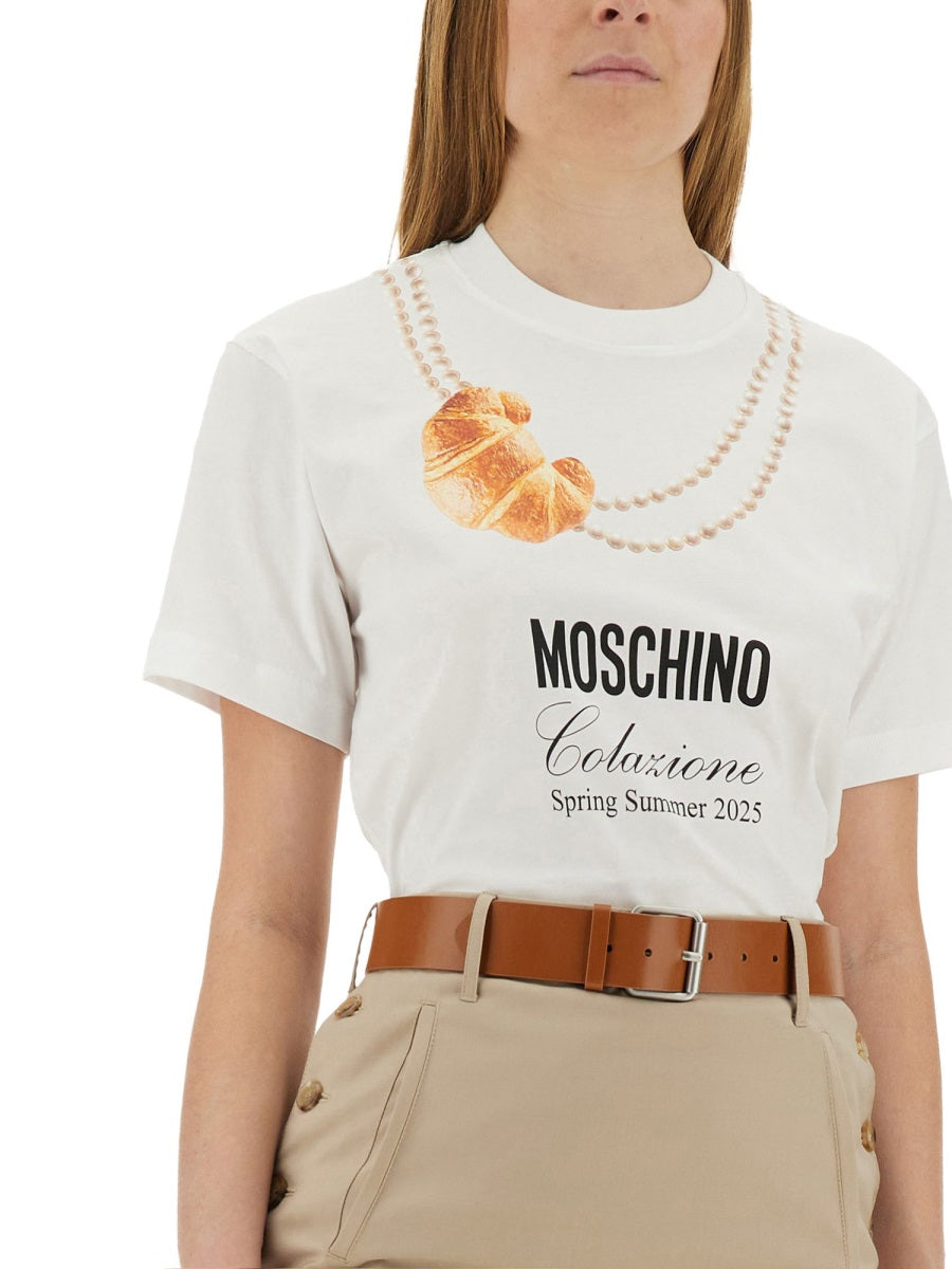 Moschino Women "Breakfast" T-Shirt MOSCHINO