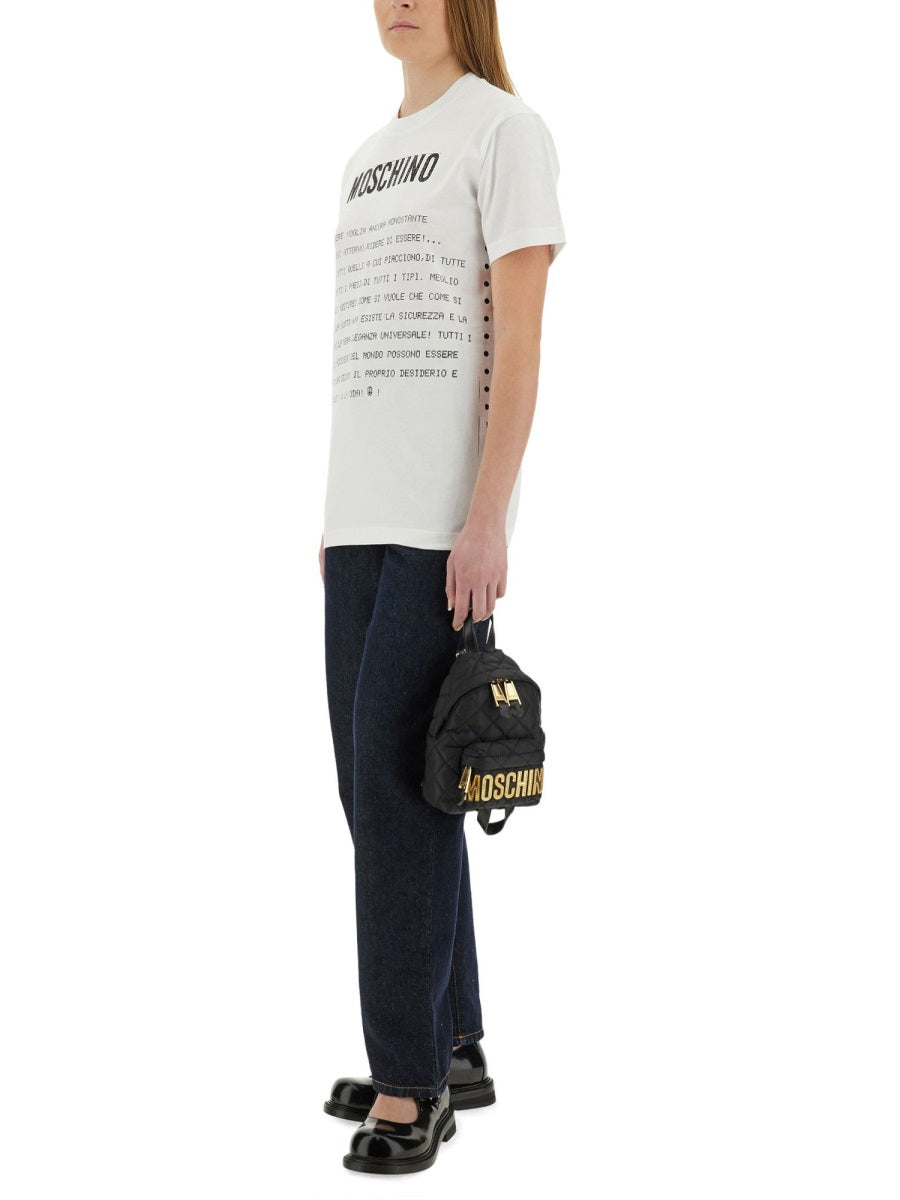 Moschino Women T-Shirt With Print MOSCHINO
