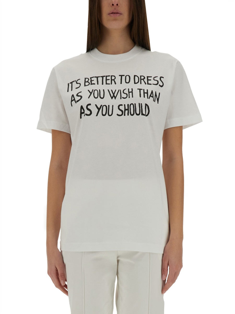 Moschino Women T-Shirt With Print MOSCHINO