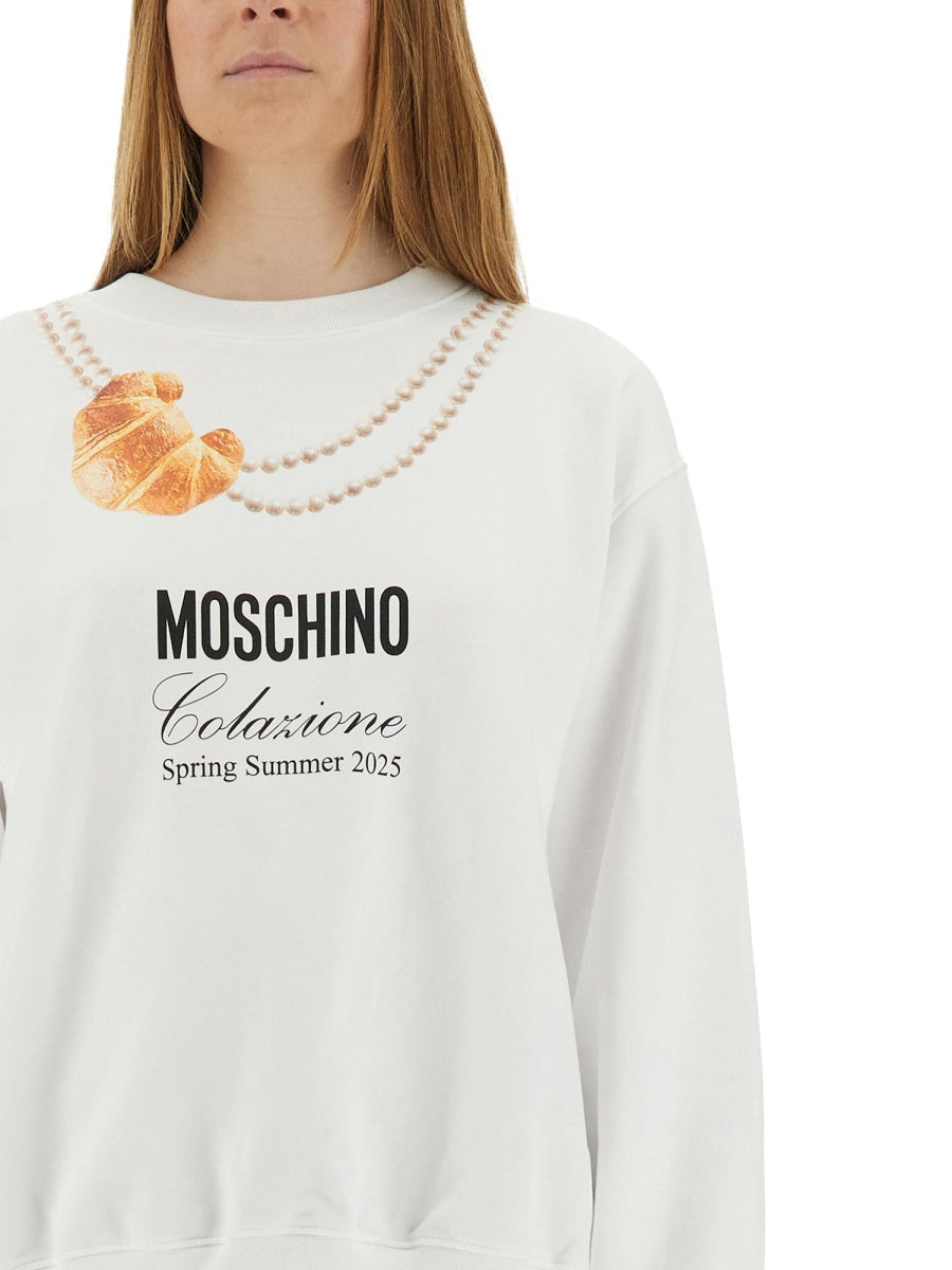 Moschino Women "Breakfast" Sweatshirt MOSCHINO