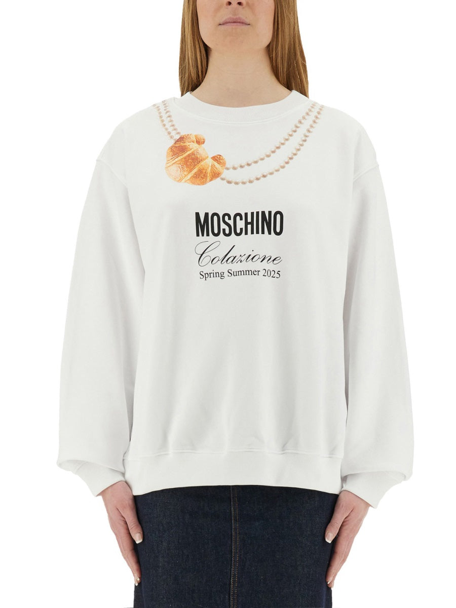 Moschino Women "Breakfast" Sweatshirt MOSCHINO