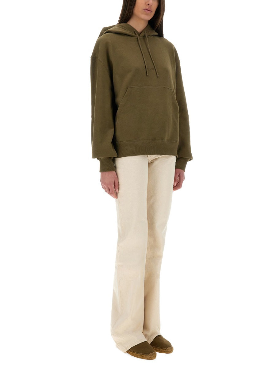 Saint Laurent Women Sweatshirt With Logo SAINT LAURENT