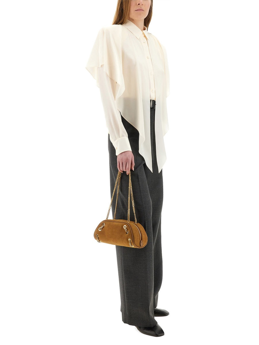 Stella Mccartney Women Semi-Transparent Shirt With Layered Panel STELLA MCCARTNEY