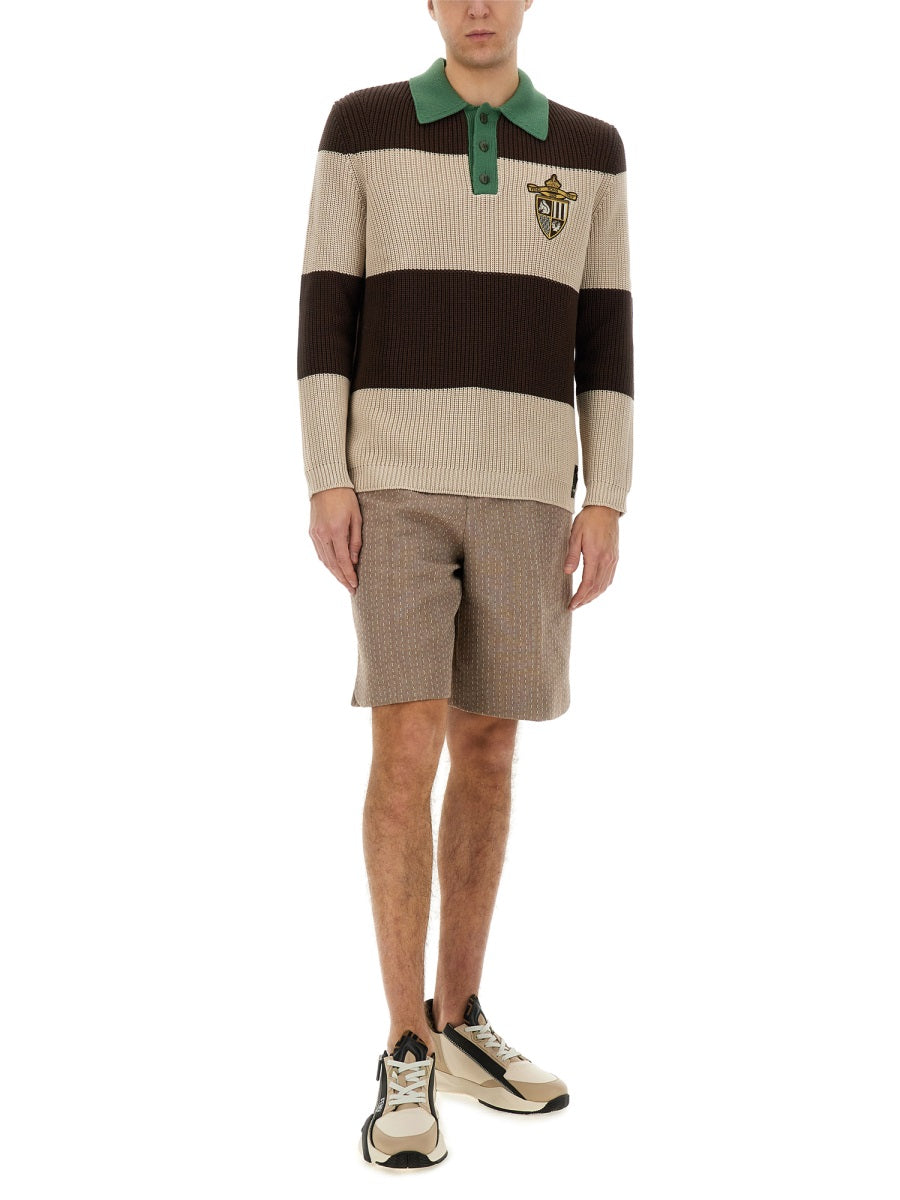 Fendi Men Jacquard Bermuda Shorts FENDI