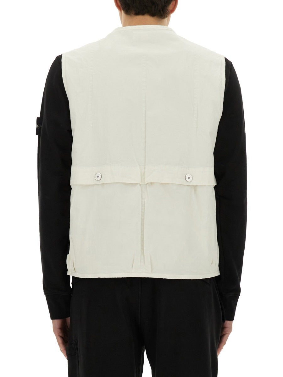 Stone Island Men Vests With Logo STONE ISLAND