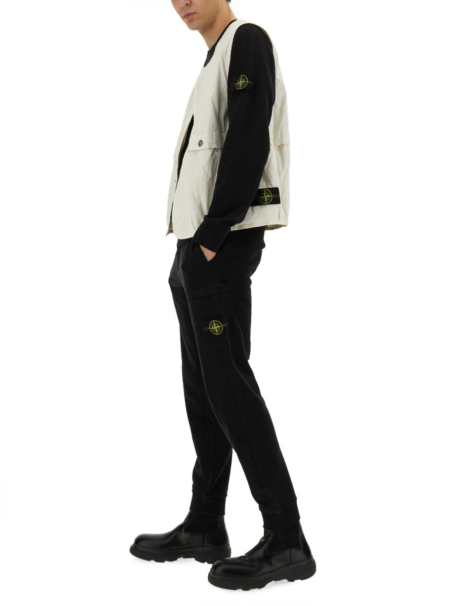 Stone Island Men Vests With Logo STONE ISLAND