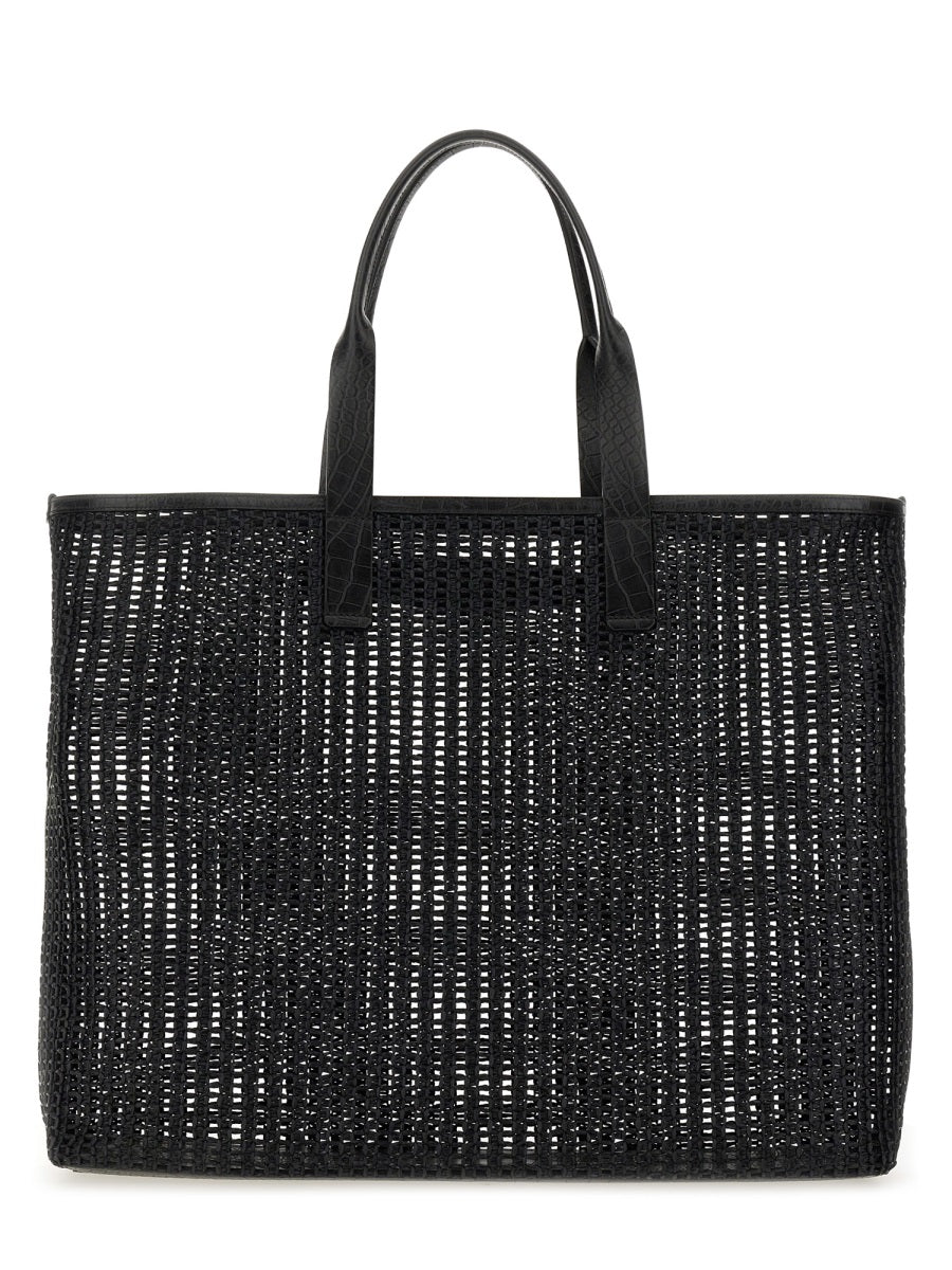 Dolce & Gabbana Men Woven Mesh Shopping Bag DOLCE & GABBANA
