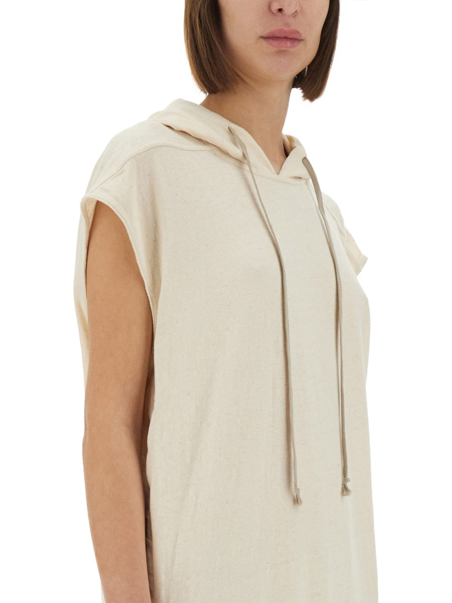Rick Owens Drkshdw Women Long Dress With Hood RICK OWENS