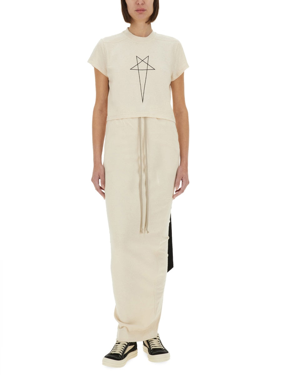 Rick Owens Drkshdw Women "Pillar" Maxi Skirt RICK OWENS