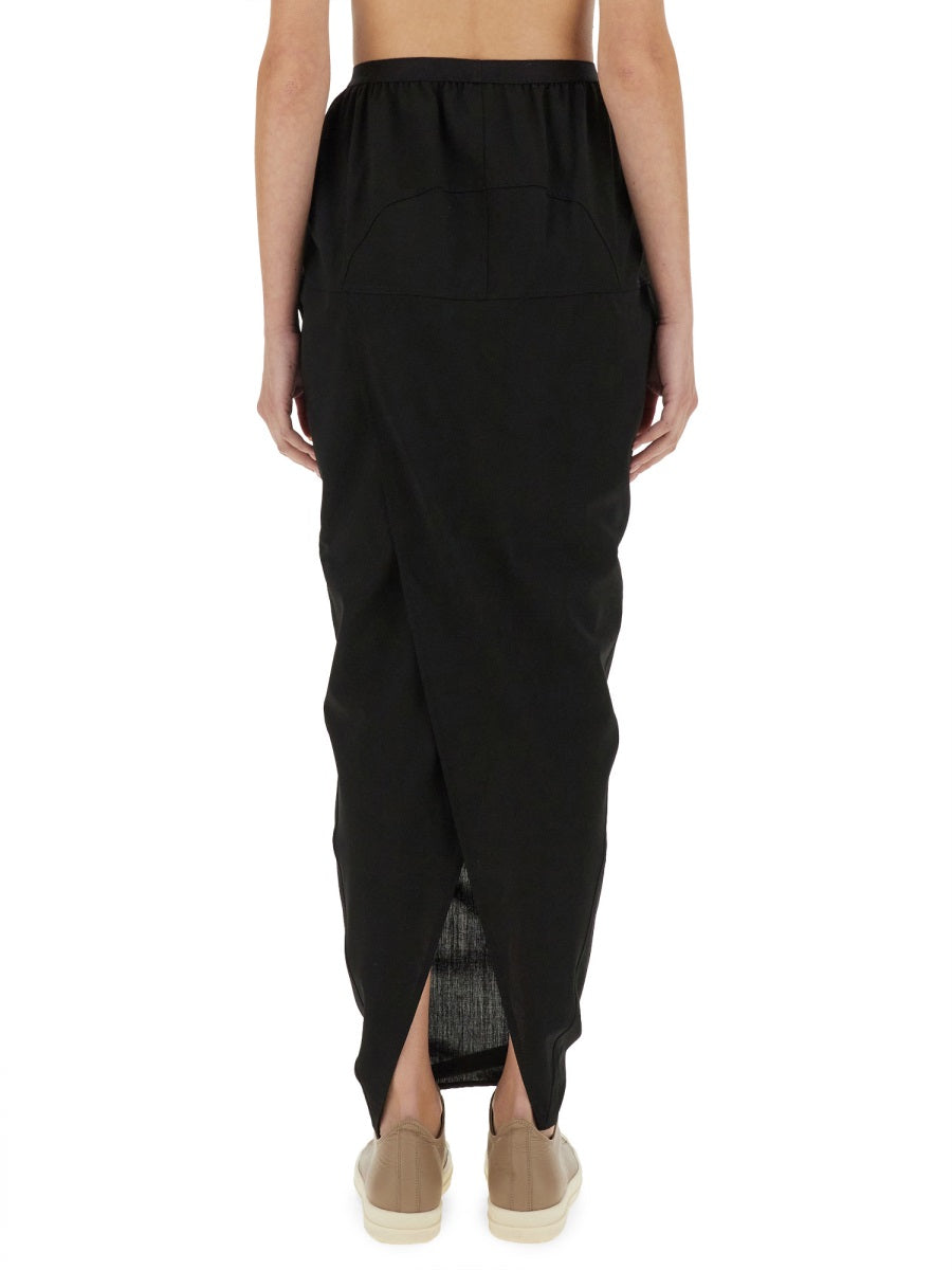 Rick Owens Women "Pillar" Maxi Skirt RICK OWENS