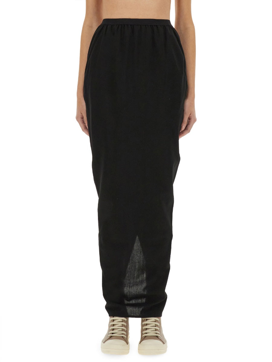 Rick Owens Women "Pillar" Maxi Skirt RICK OWENS