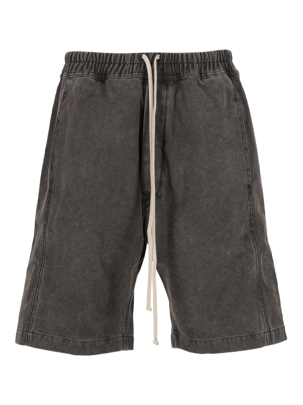 Rick Owens Drkshdw Men Straight-Leg Cotton Canvas Pusher Shorts RICK OWENS
