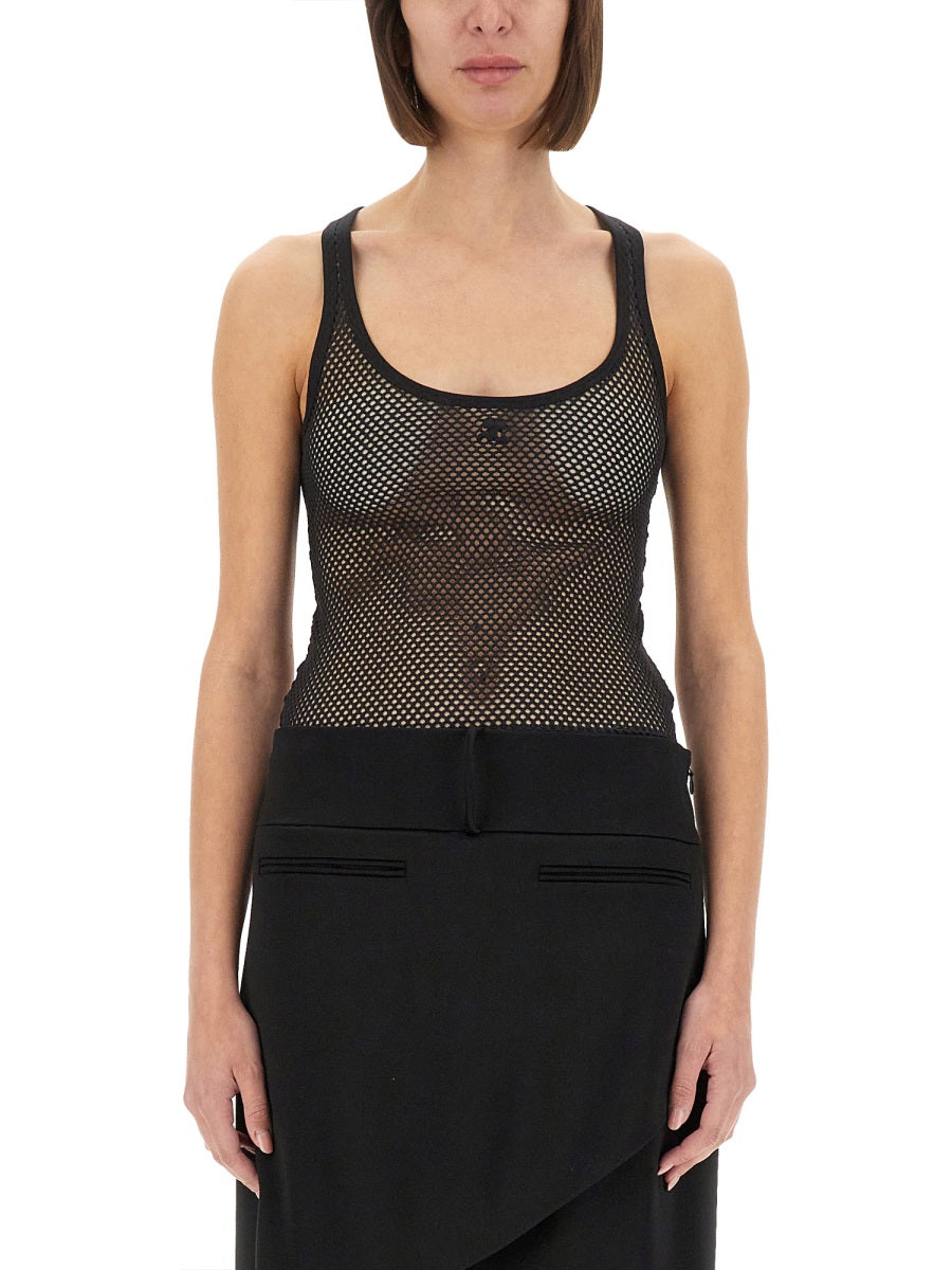 Courreges Women Mesh Tank Top COURREGES