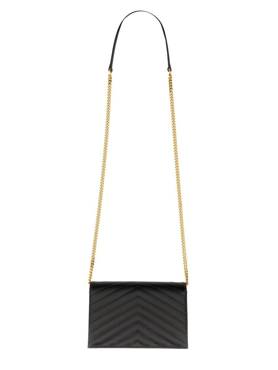 Saint Laurent Women "Envelope Cassandre" Wallet With Chain SAINT LAURENT