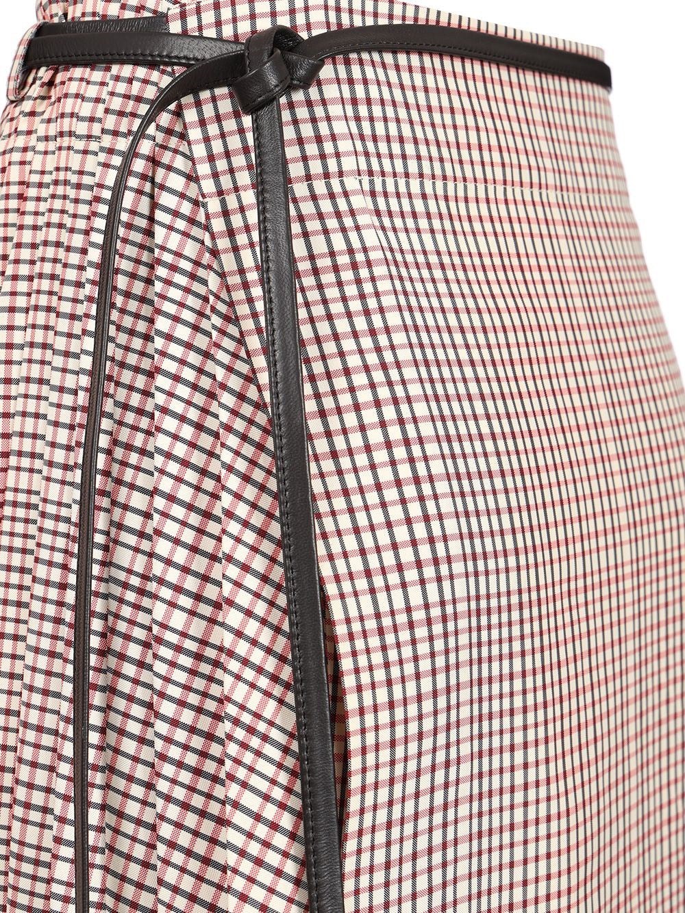 Bottega Veneta Women Checked Midi Skirt BOTTEGA VENETA