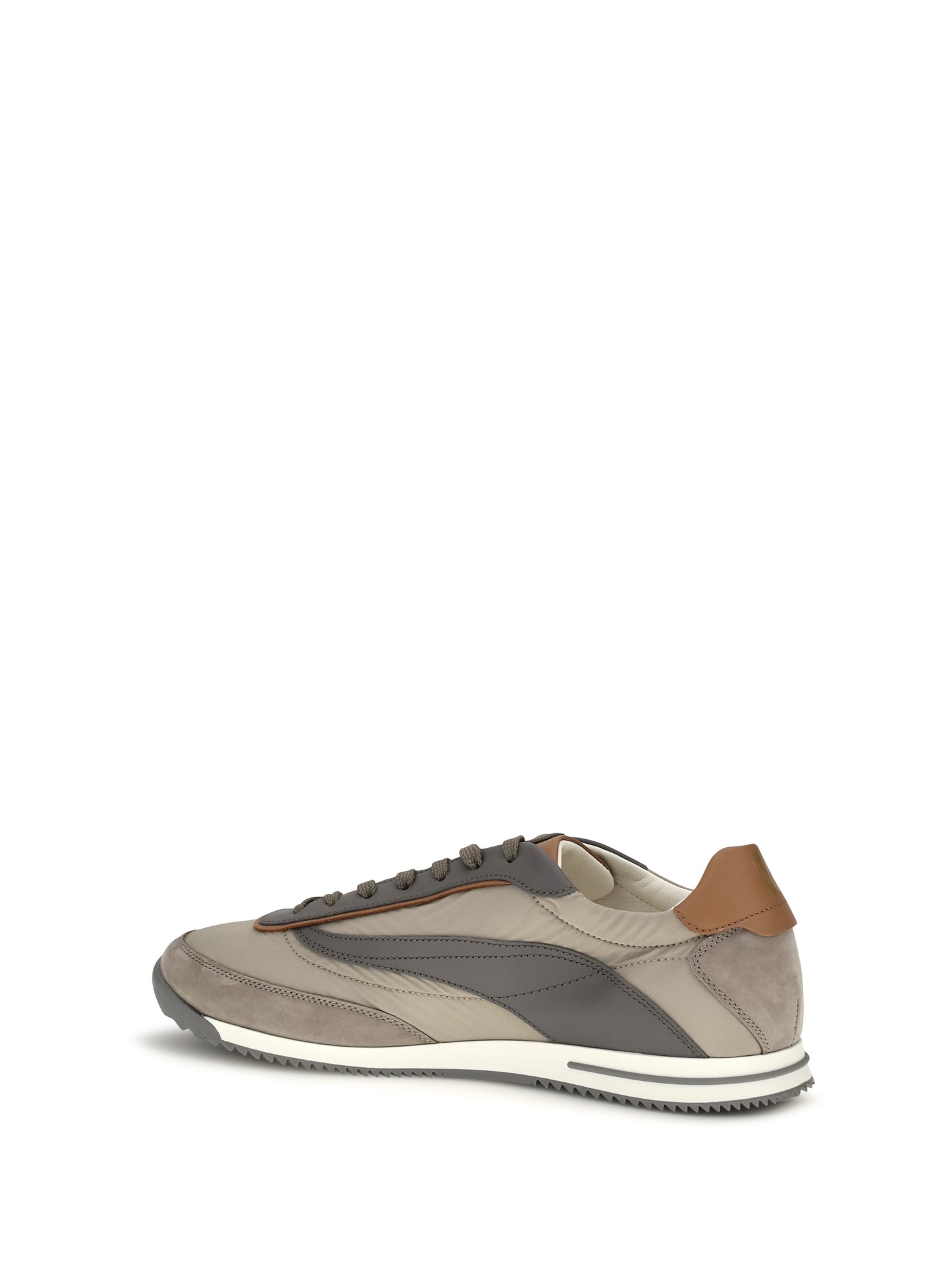 Brunello Cucinelli Men Lace-Up Suede Sneakers BRUNELLO CUCINELLI
