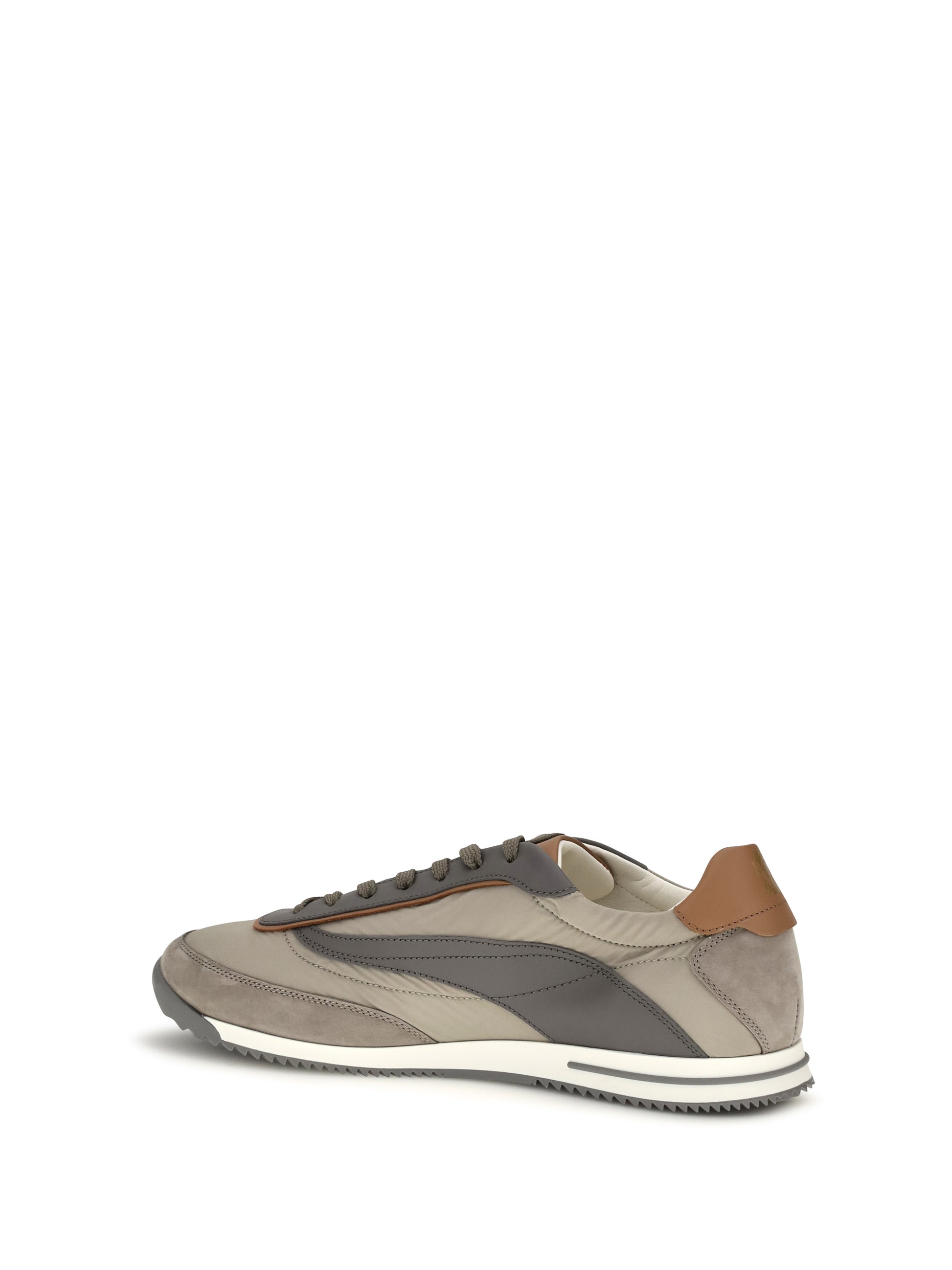 Brunello Cucinelli Men Lace-Up Suede Sneakers BRUNELLO CUCINELLI