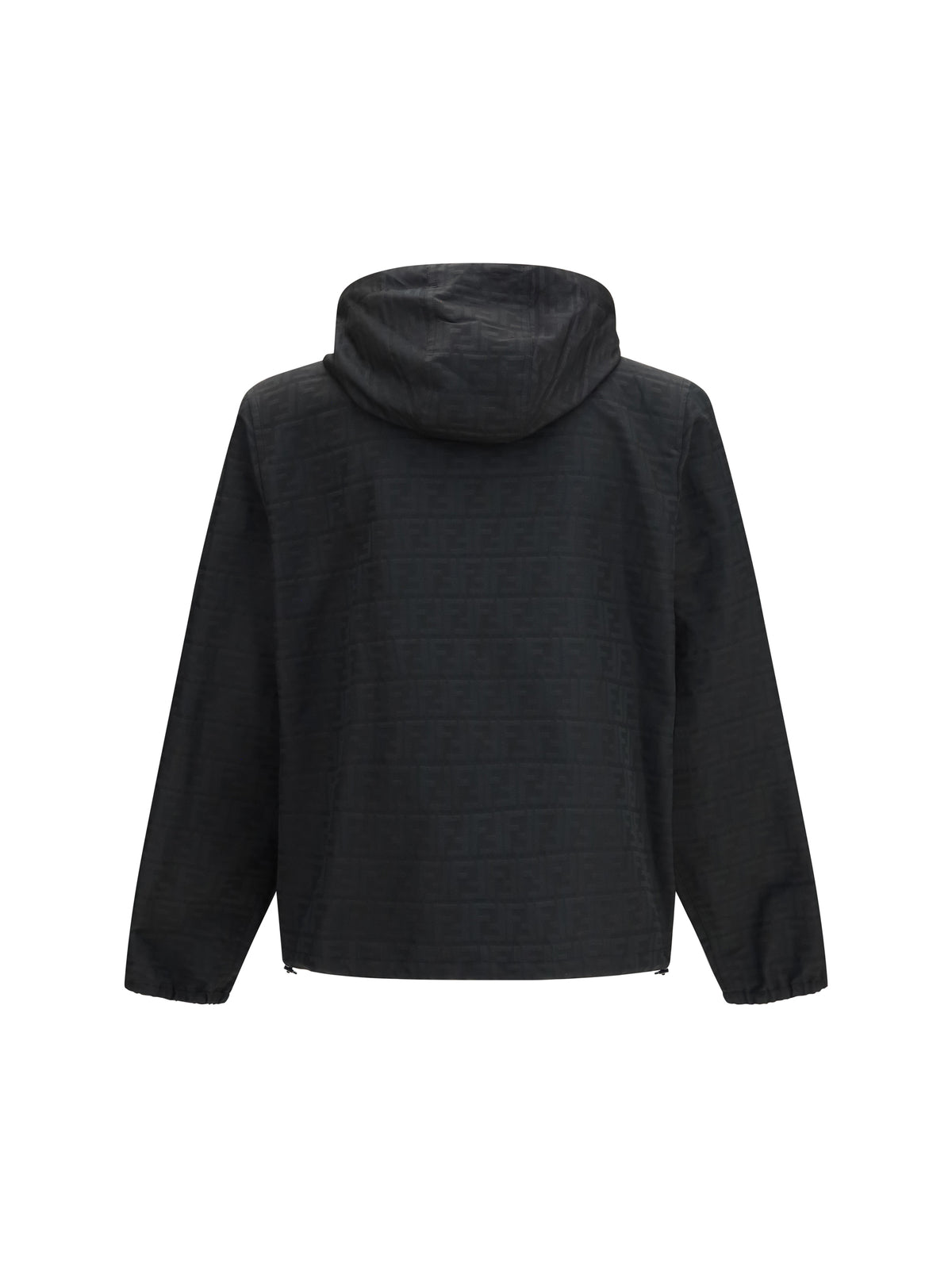 Fendi Men Lightweight Nylon Jacket With Ff Motif FENDI