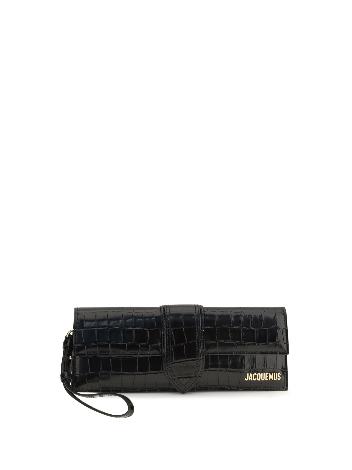 Jacquemus Women Crocodile-Effect Bambino Pouch JACQUEMUS