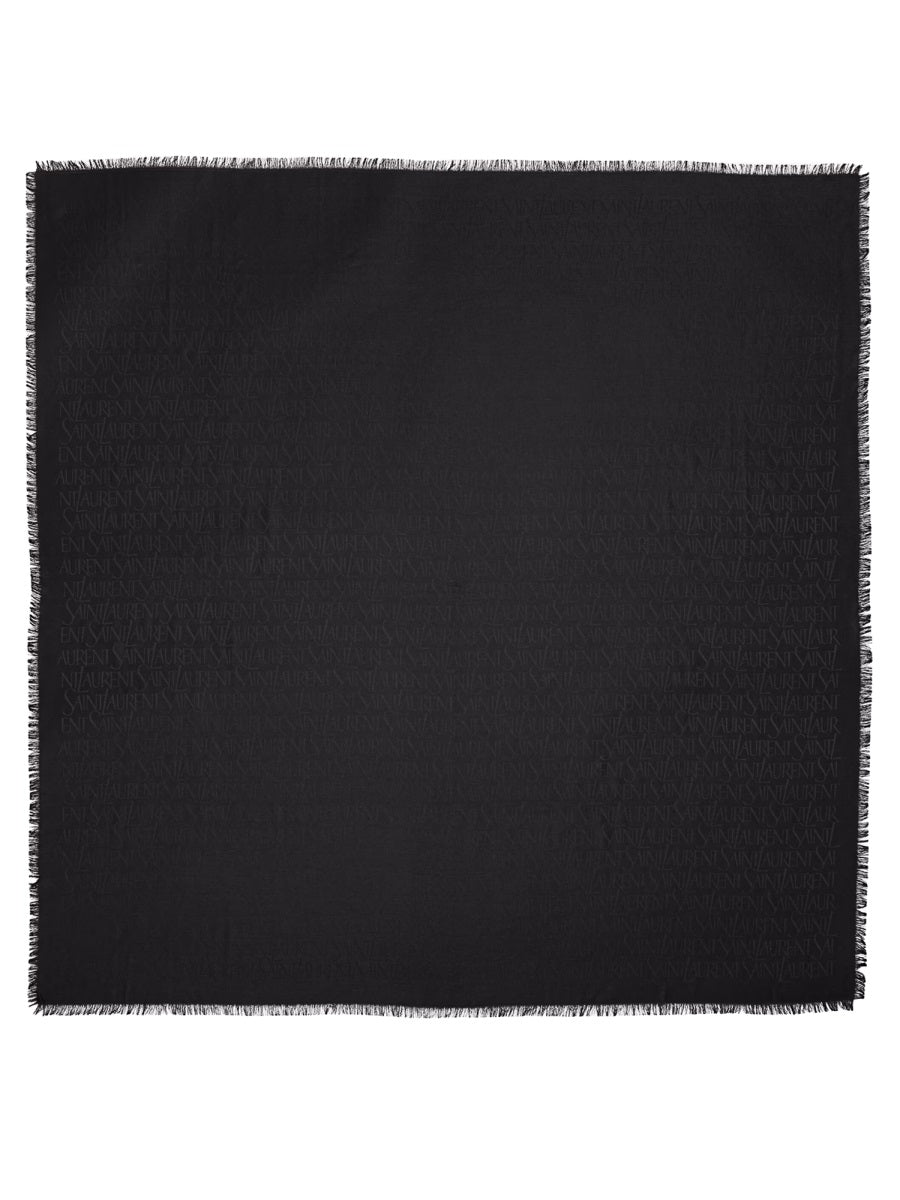 Saint Laurent Women Sciarpa Quadrata In Seta SAINT LAURENT