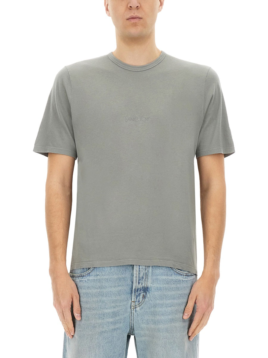 Saint Laurent Men T-Shirt Con Logo