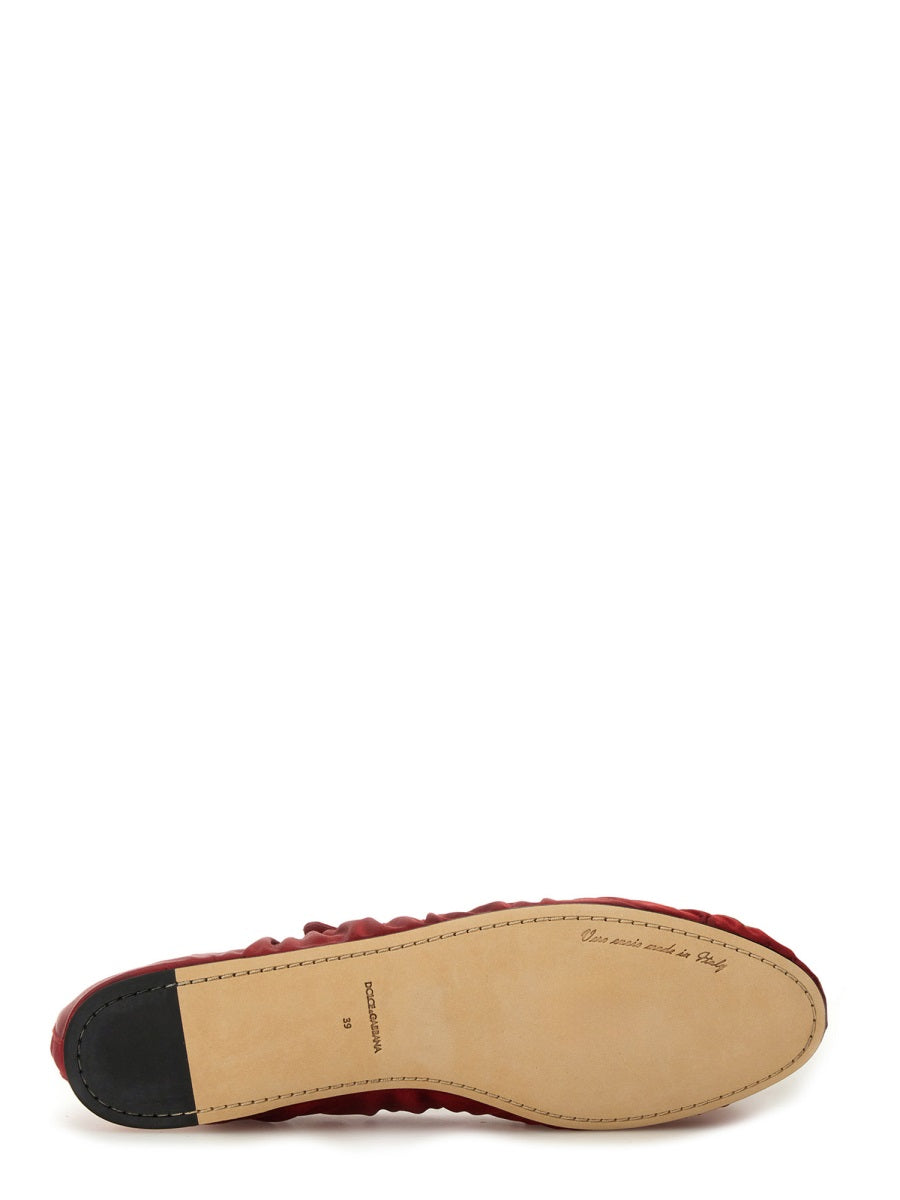 Dolce & Gabbana Women Satin Ballerina DOLCE & GABBANA
