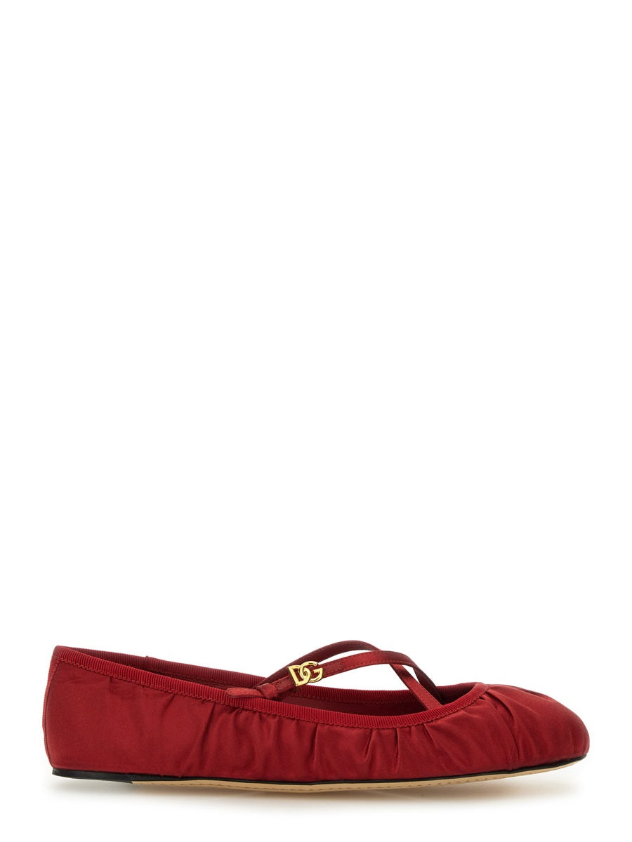 Dolce & Gabbana Women Satin Ballerina DOLCE & GABBANA