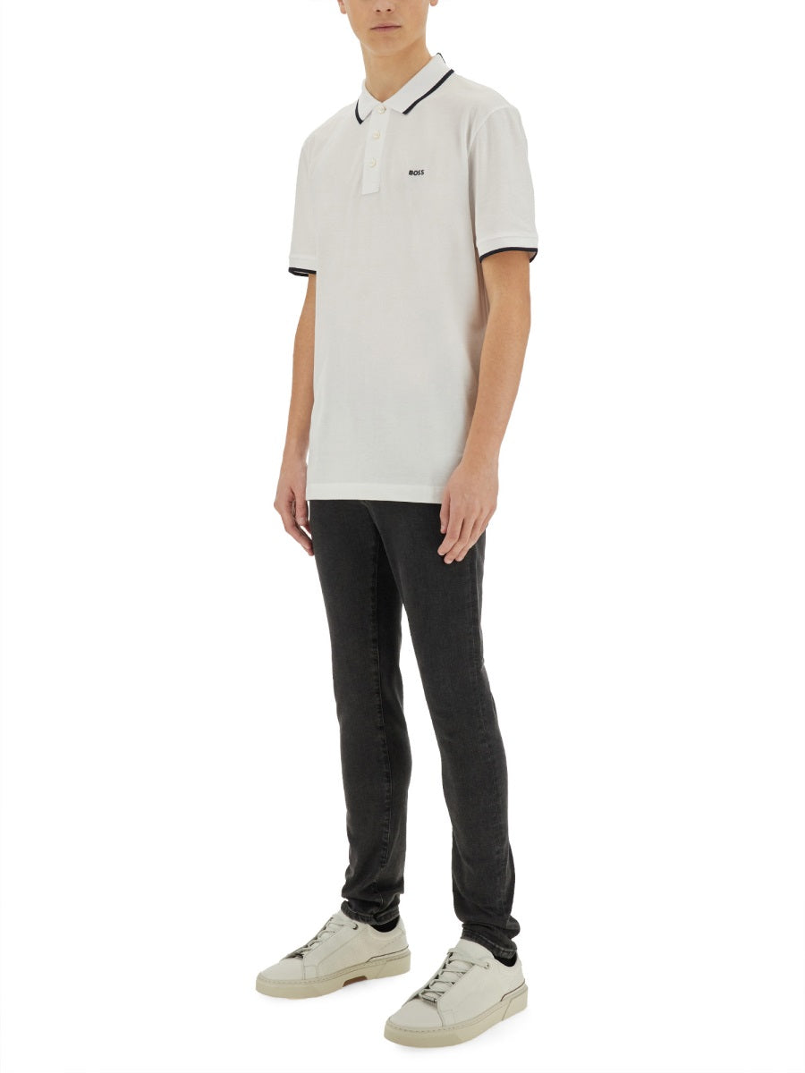 Boss Men Polo In Cotone BOSS