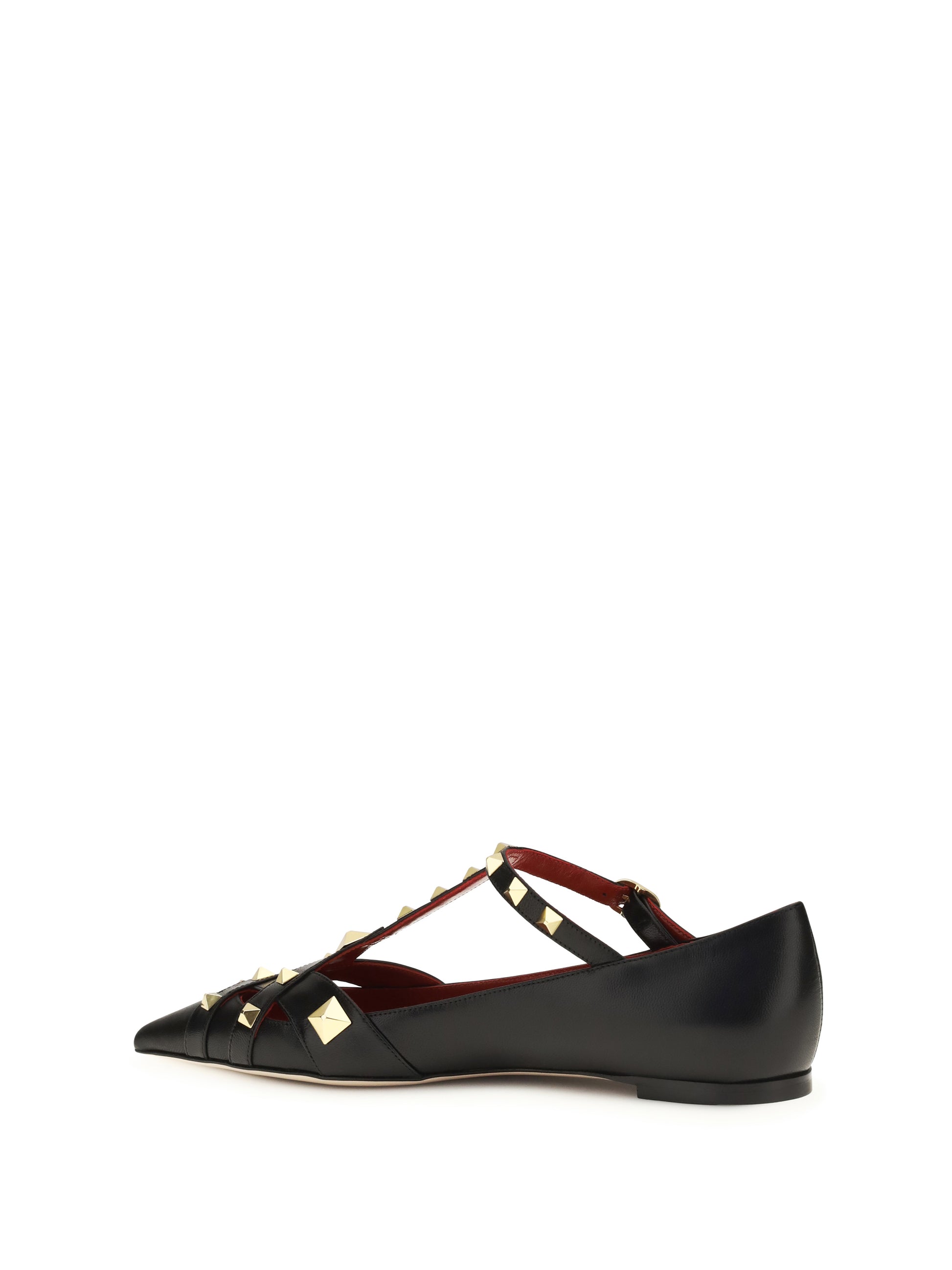 Valentino Garavani Women Studdy Ballerinas In Kidskin VALENTINO GARAVANI