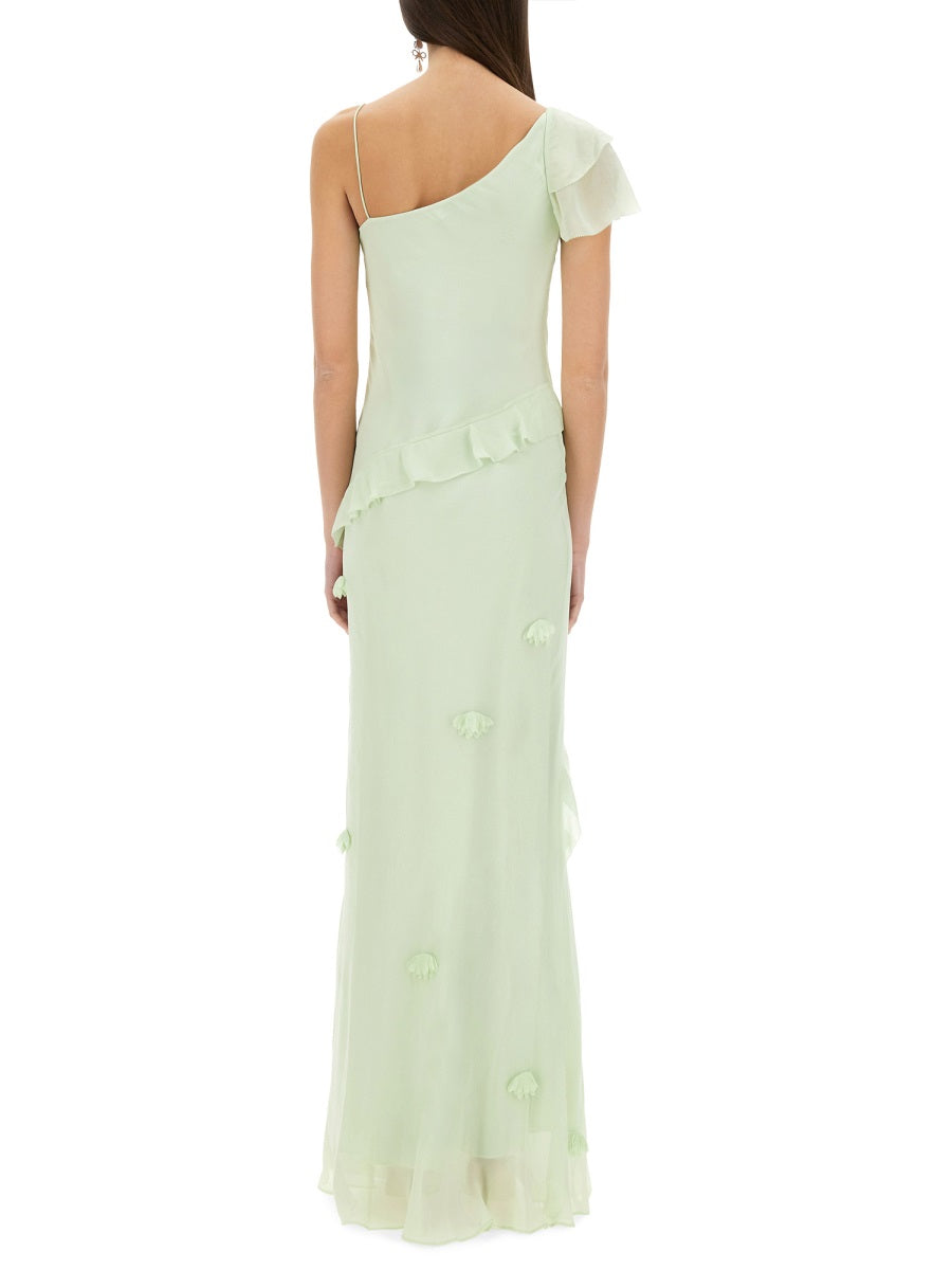 Self-Portrait Women Long Dress With Floral Appliqués SELF-PORTRAIT