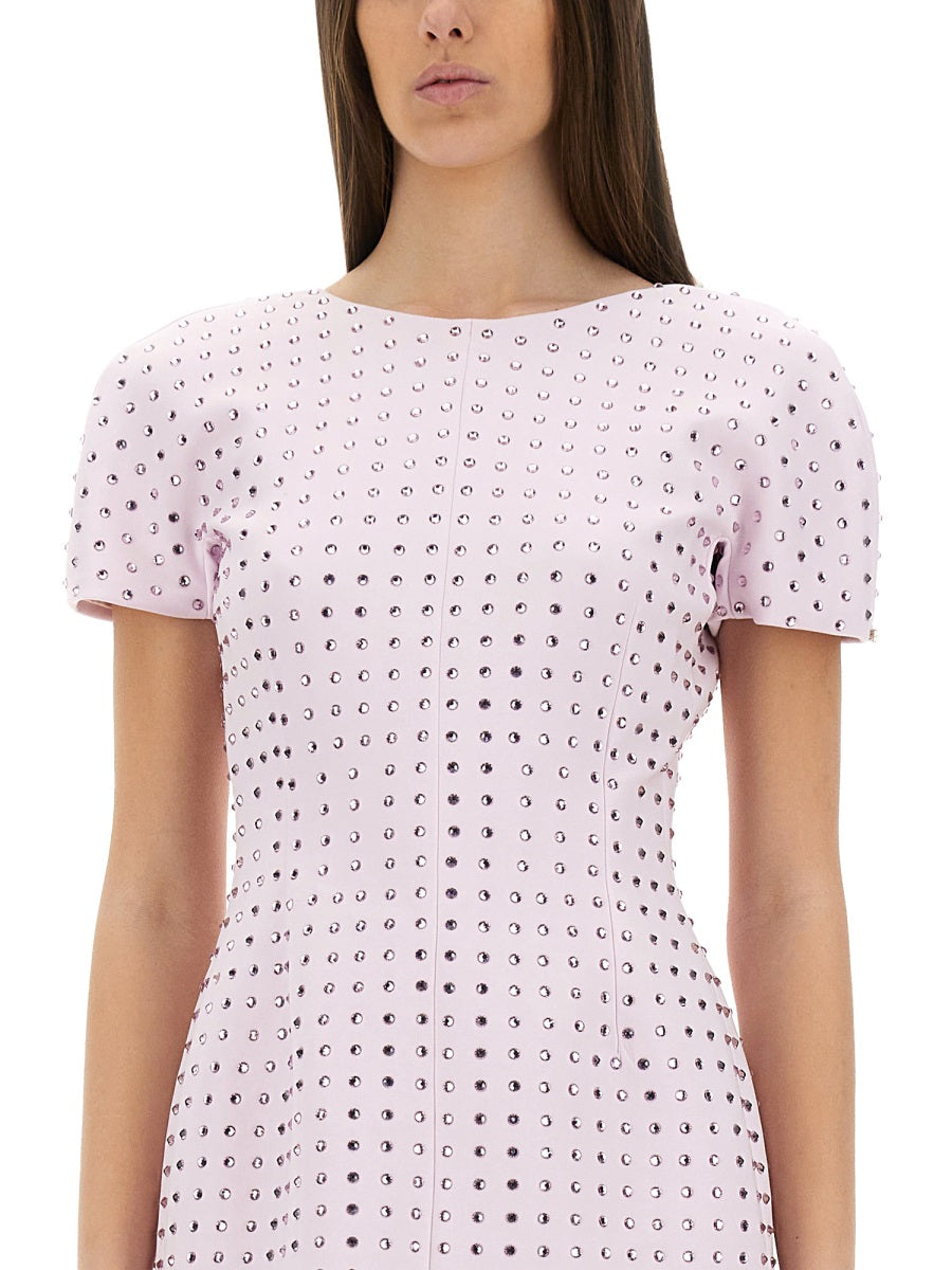 Sportmax Women Mini Dress With Rhinestones SPORTMAX