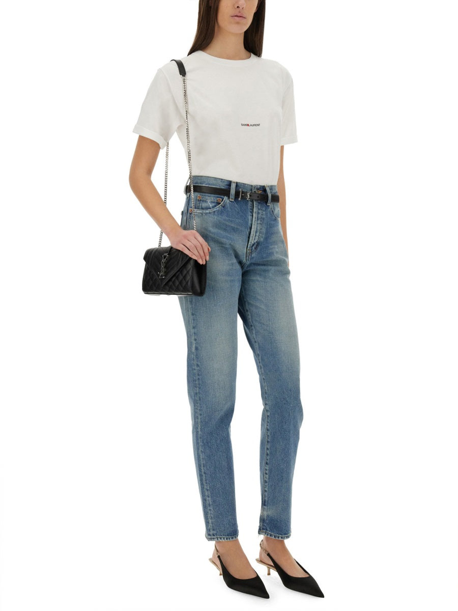 Saint Laurent Women Boyfriend T-Shirt SAINT LAURENT