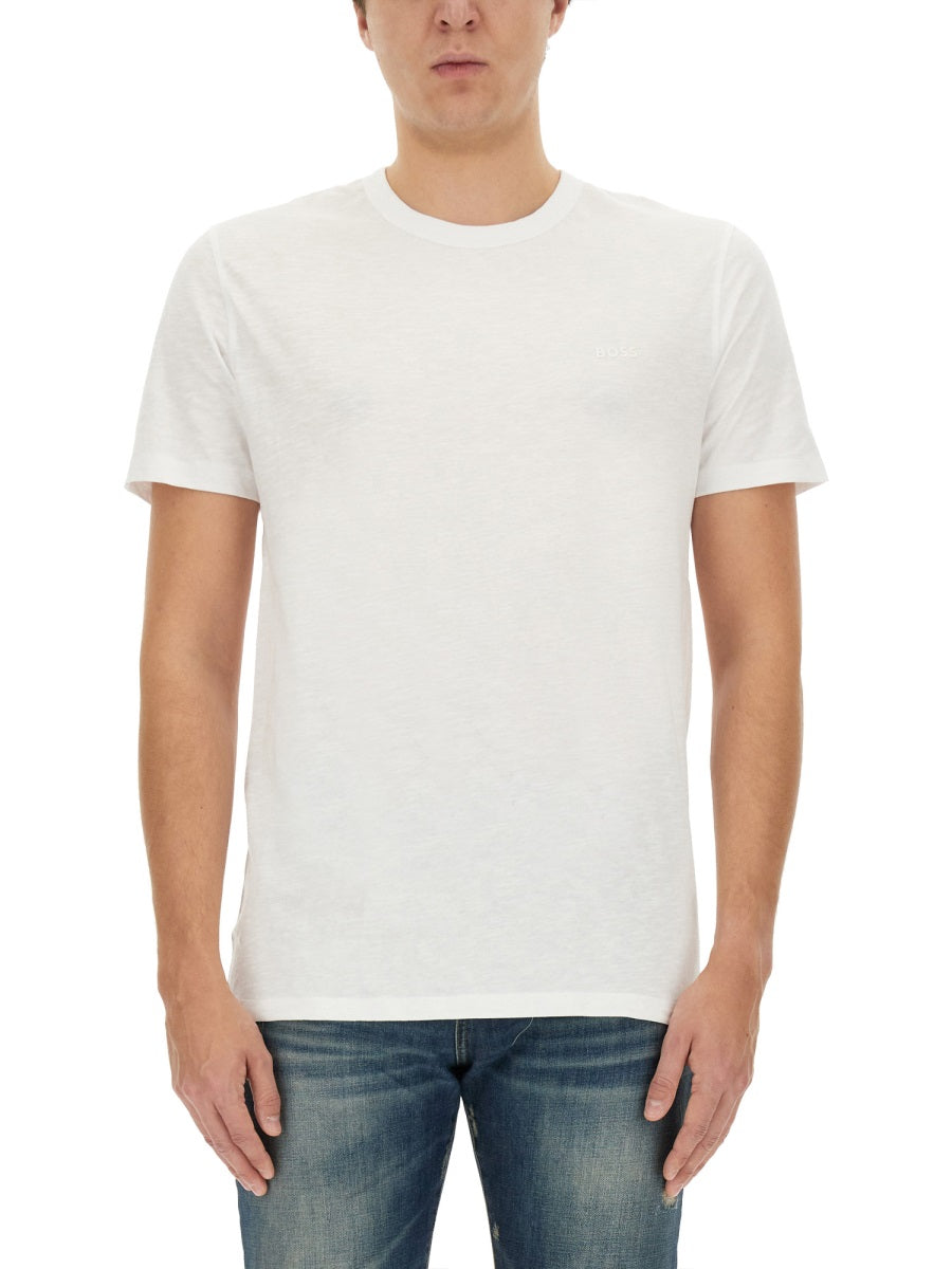 Boss Men T-Shirt In Cotone BOSS