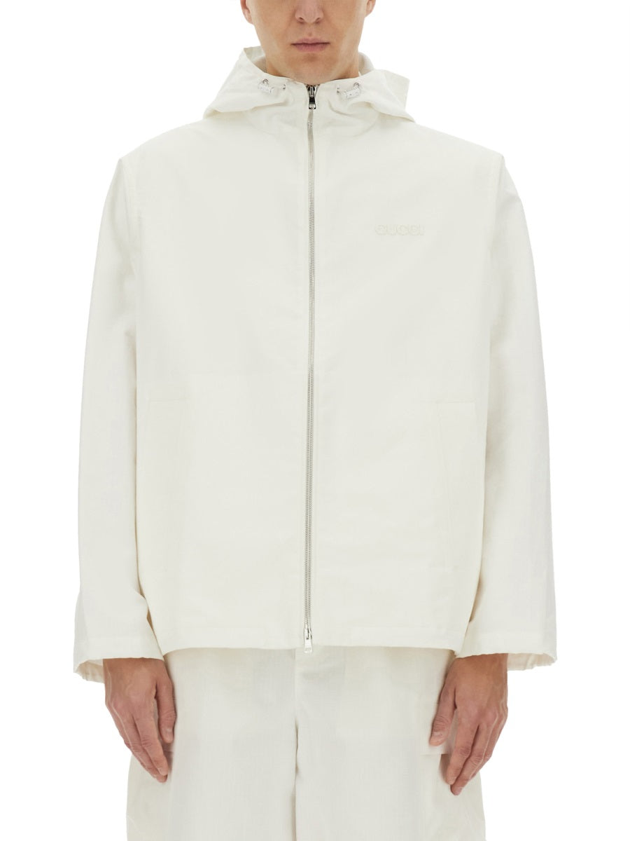 Gucci Men Zipper Sweatshirt "Web" GUCCI
