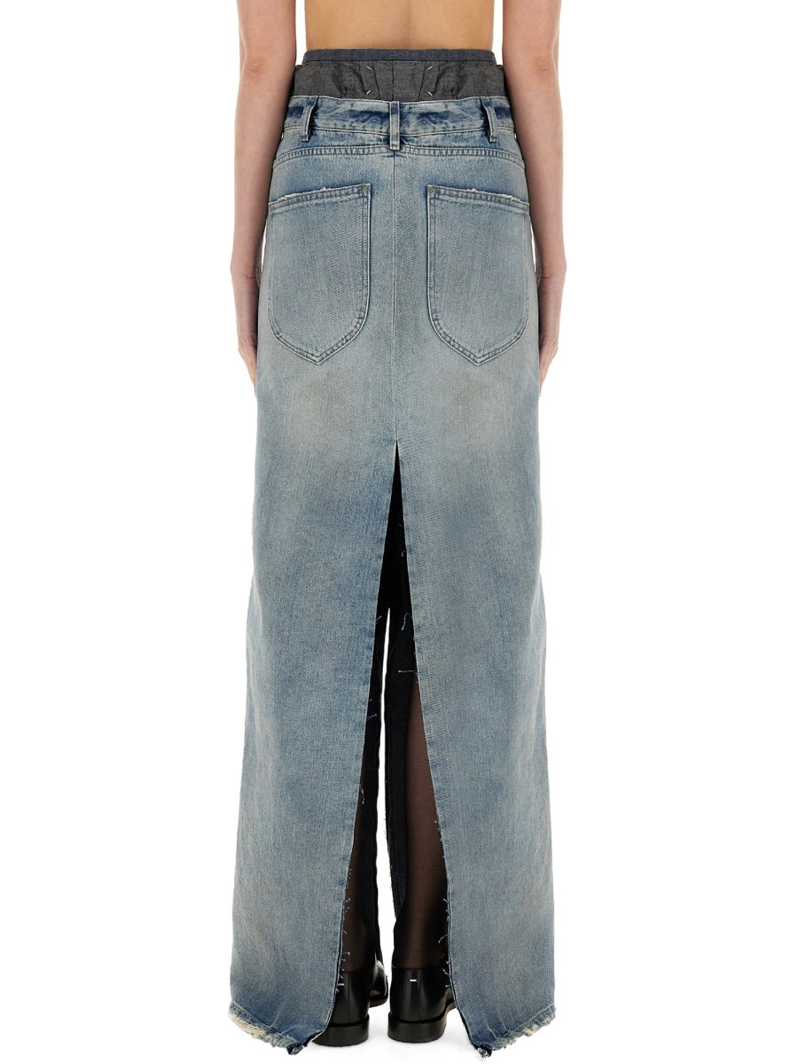 Maison Margiela Women Denim Skirt "Anonymity Of The Lining" MAISON MARGIELA