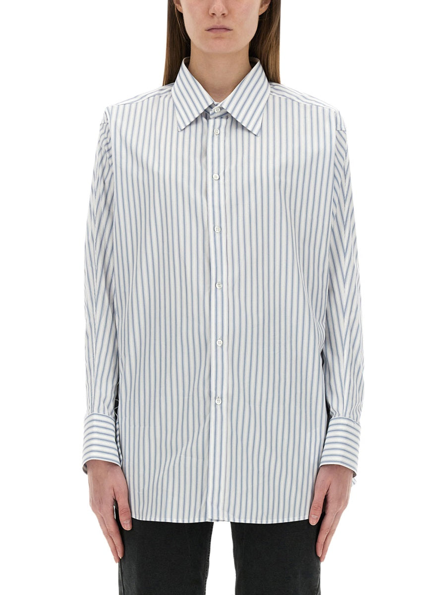 Maison Margiela Women Striped Cotton Shirt MAISON MARGIELA
