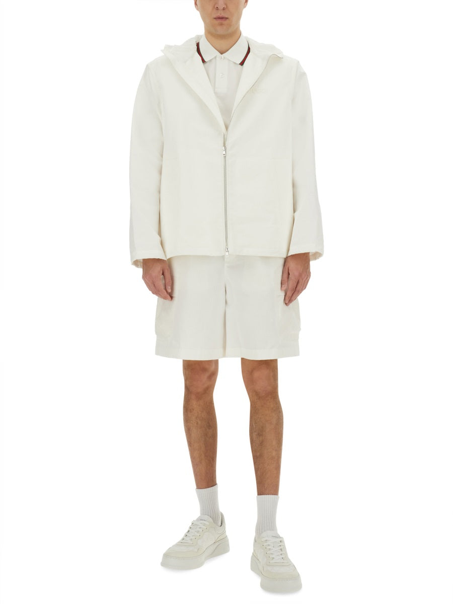 Gucci Men Cotton "Web" Shorts GUCCI
