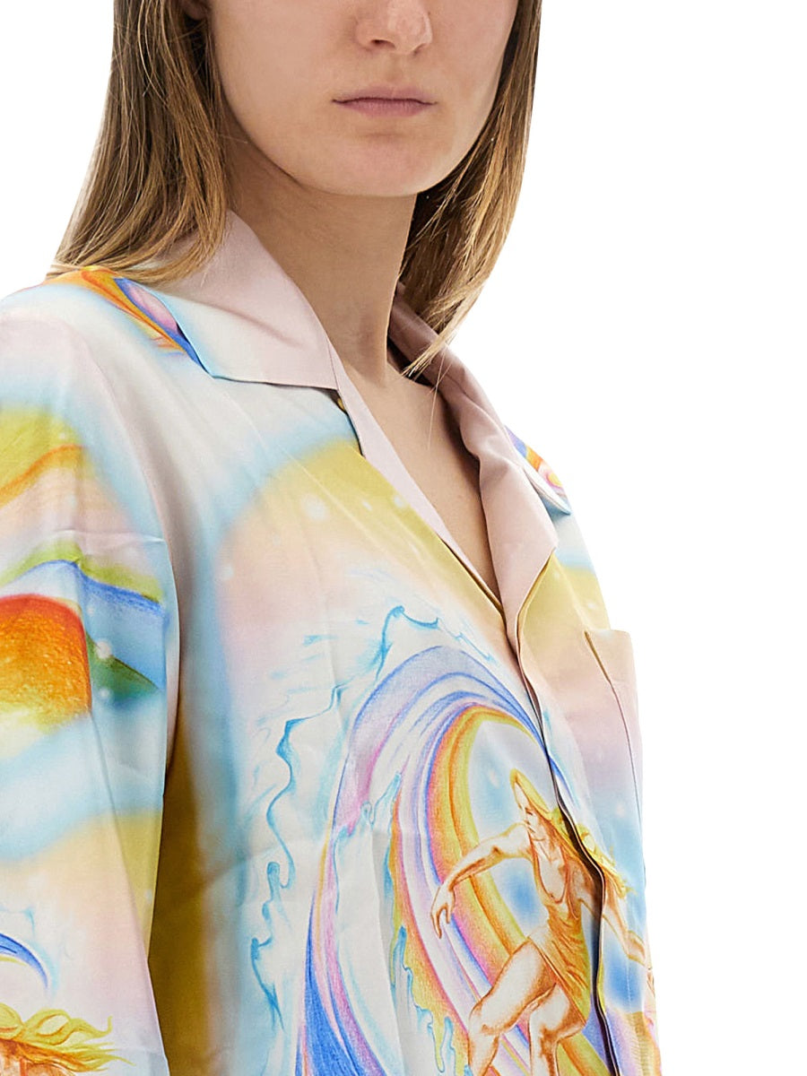 Casablanca Women "Psychedelic Nirvana" Shirt CASABLANCA