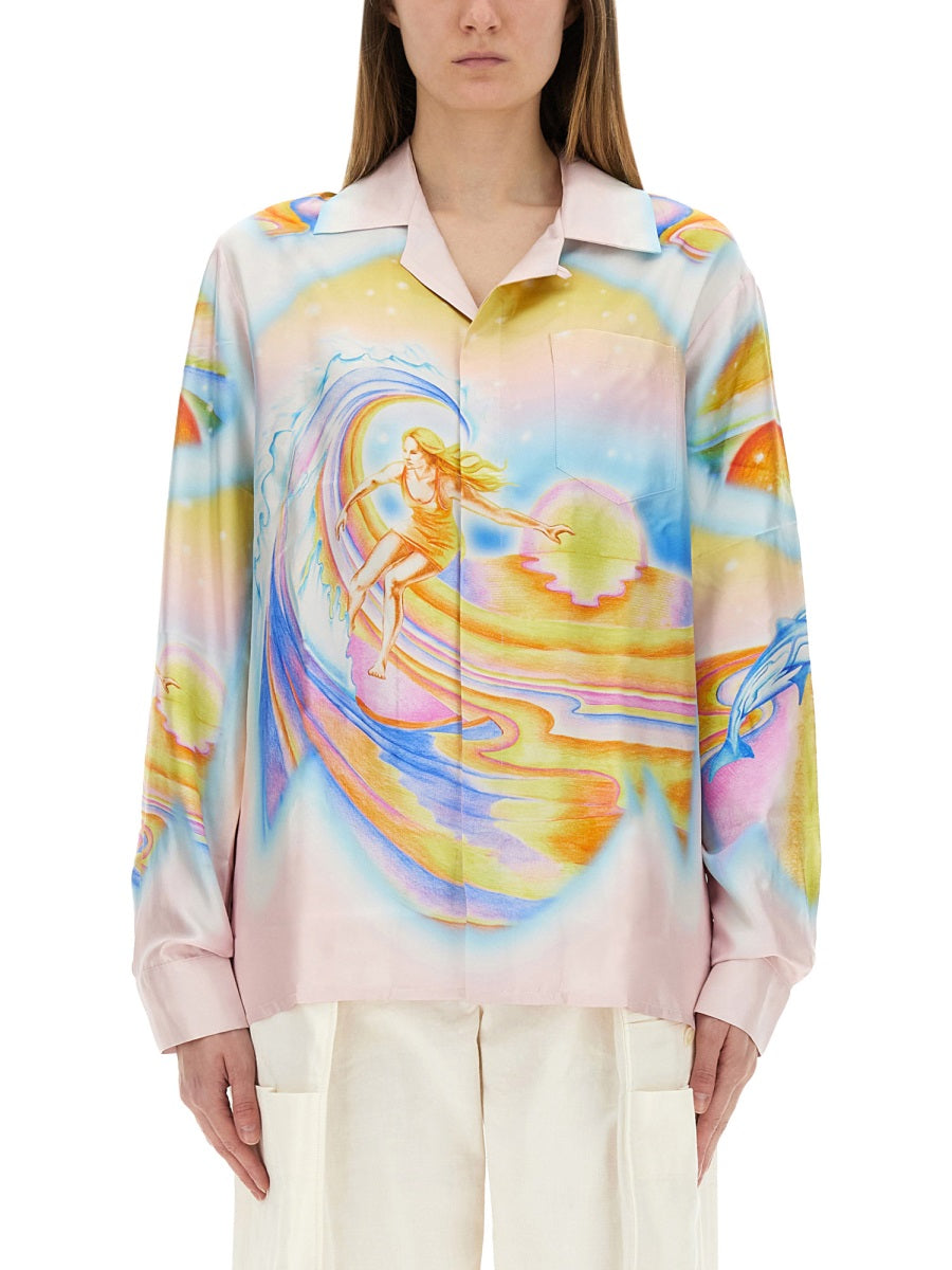 Casablanca Women "Psychedelic Nirvana" Shirt CASABLANCA
