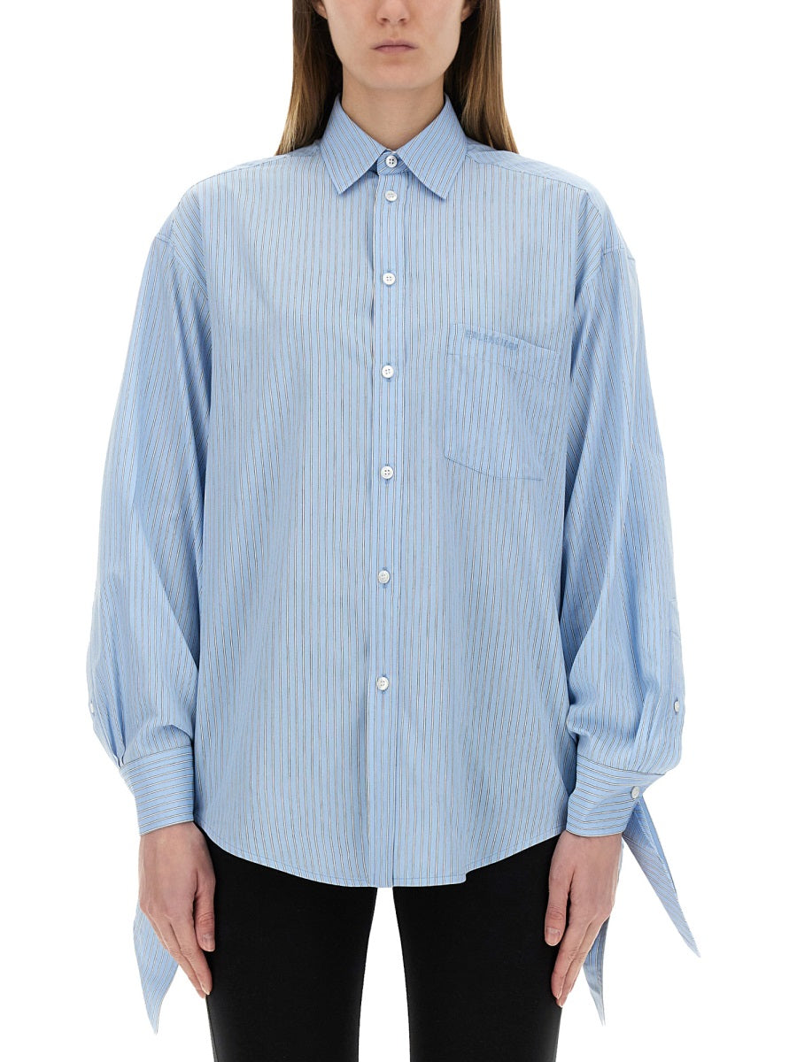 Balenciaga Women Blouse With Knotted Cuffs BALENCIAGA